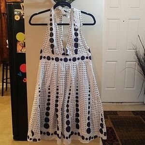 Charlotte Russe polka dot dress size Large